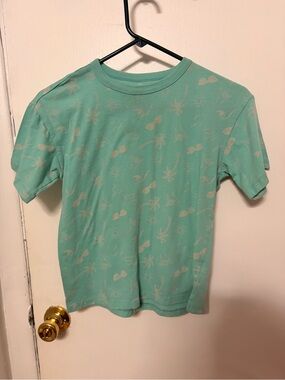 dip Mint Green Short Sleeve Tee with Summer Icons